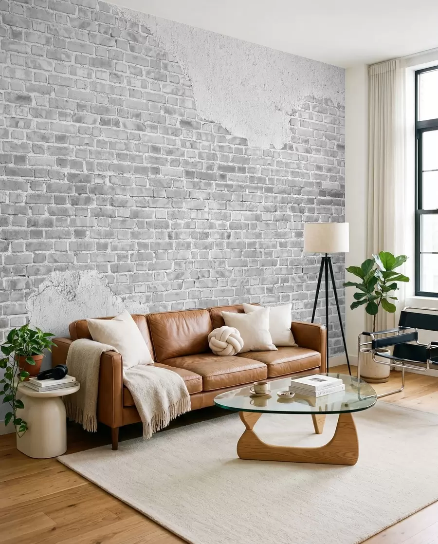 wall murals Pattern, brick and font u53029