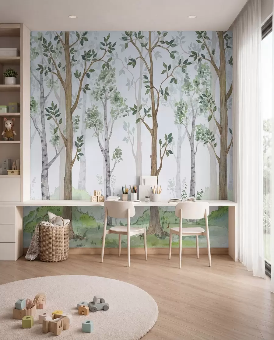 wall murals Magical forest u51424