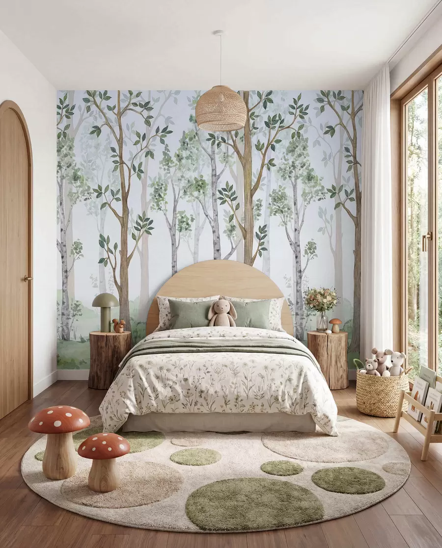 wall murals Little Woodland Wonders u51424