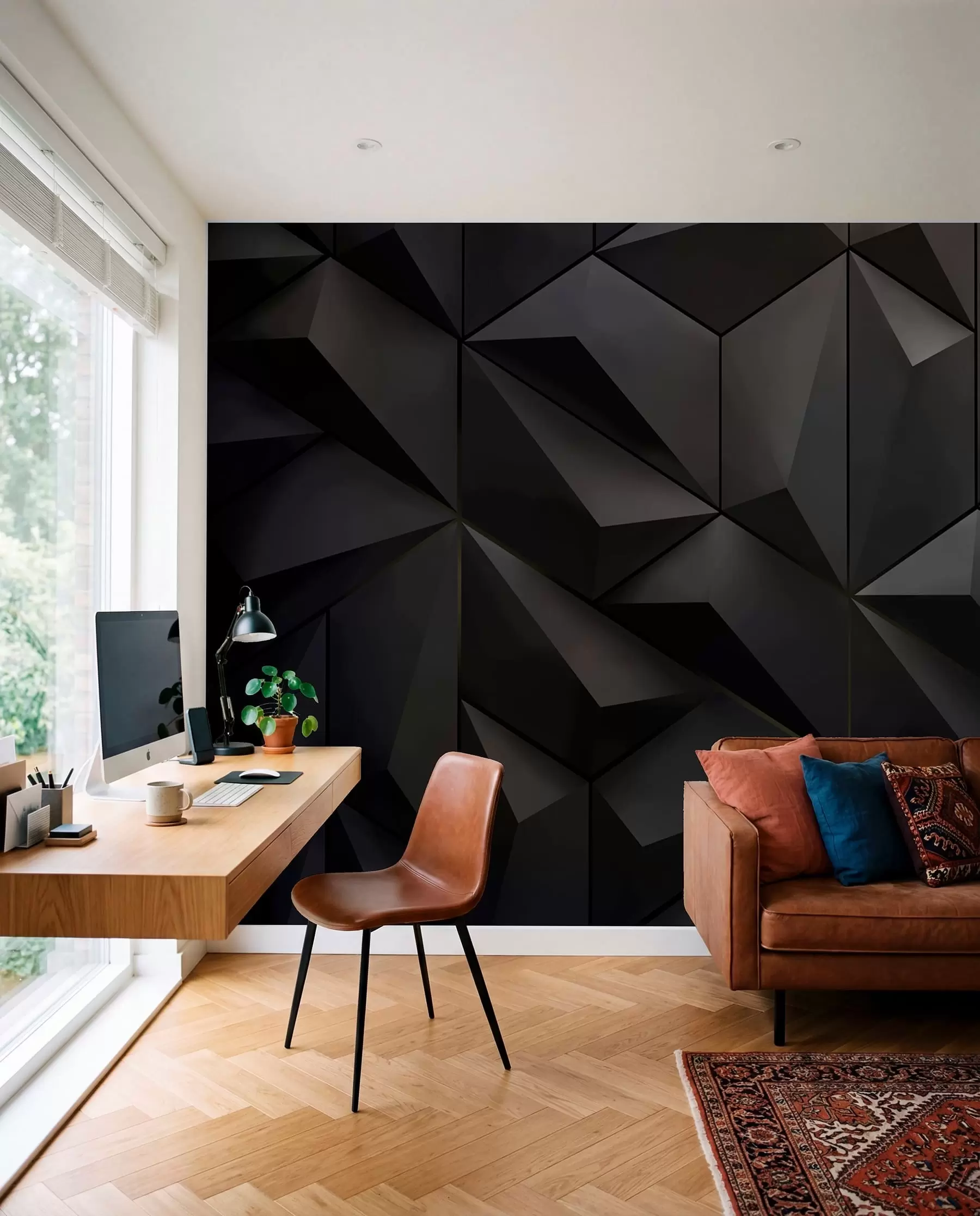 wall murals Triangular panels u79936