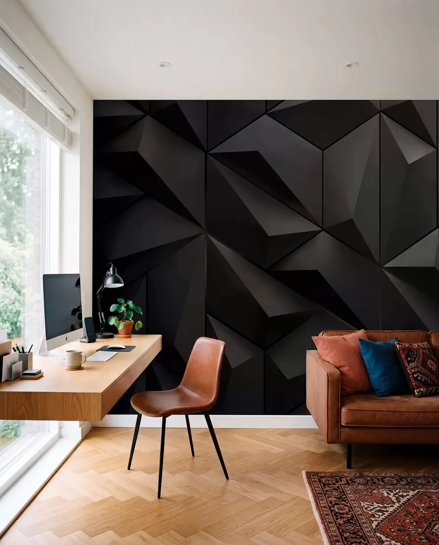 wall murals Triangular panels u79936