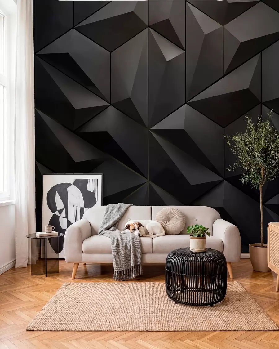 wall murals Triangular panels u79936