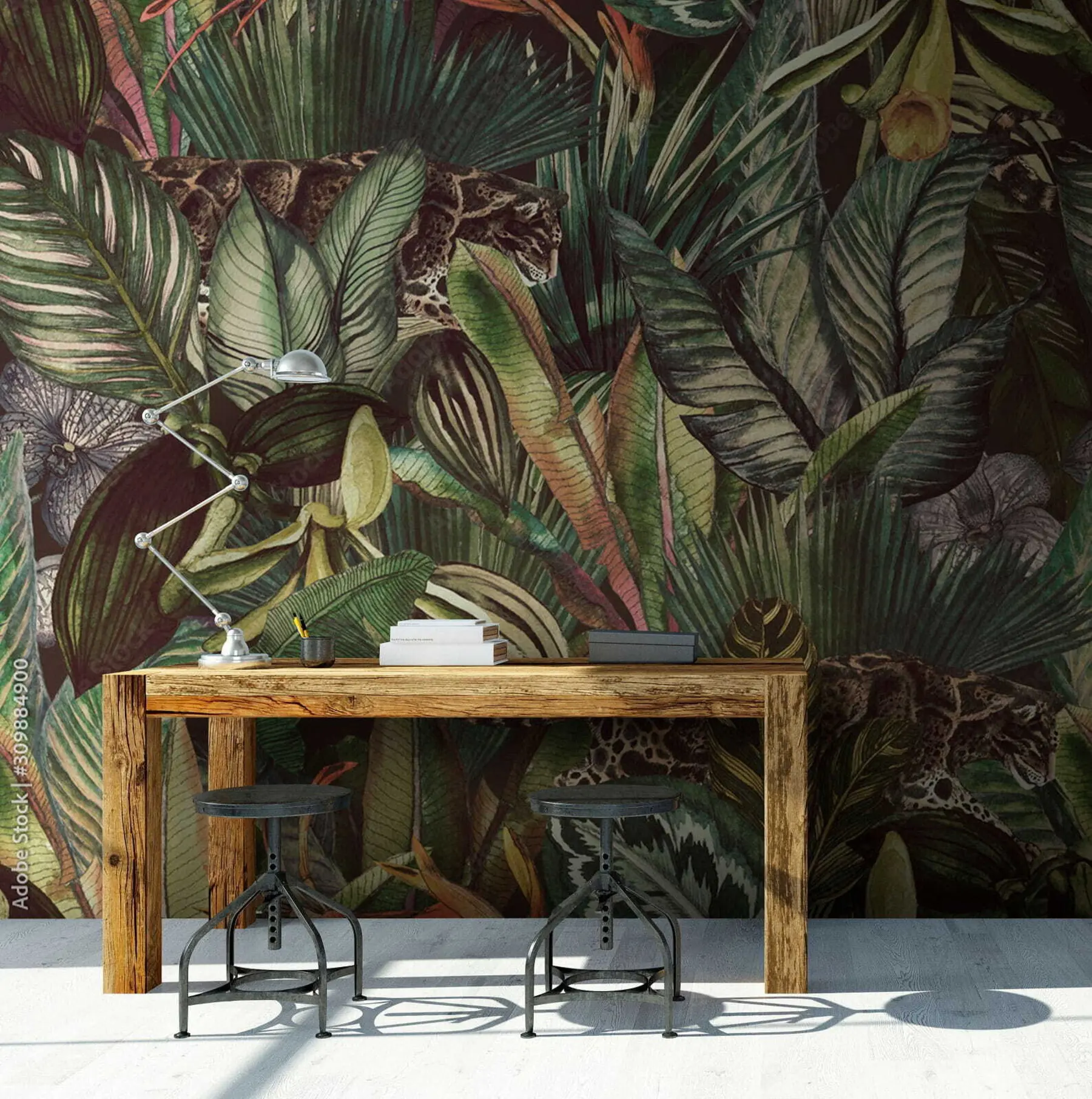 wall murals Mysterious jungle u51884