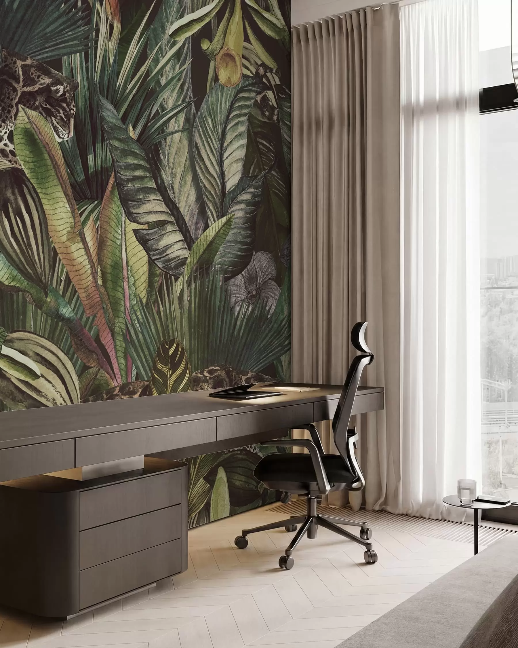 wall murals Mysterious jungle u51884