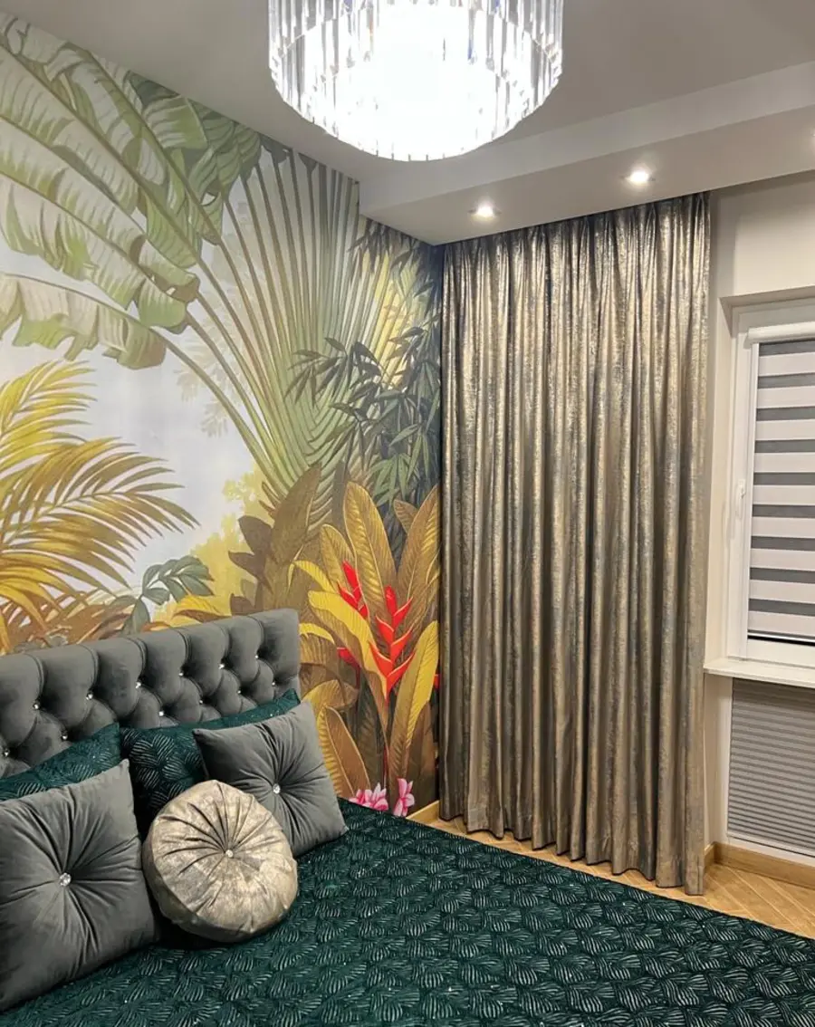 wall murals Bright tropical forest u02708