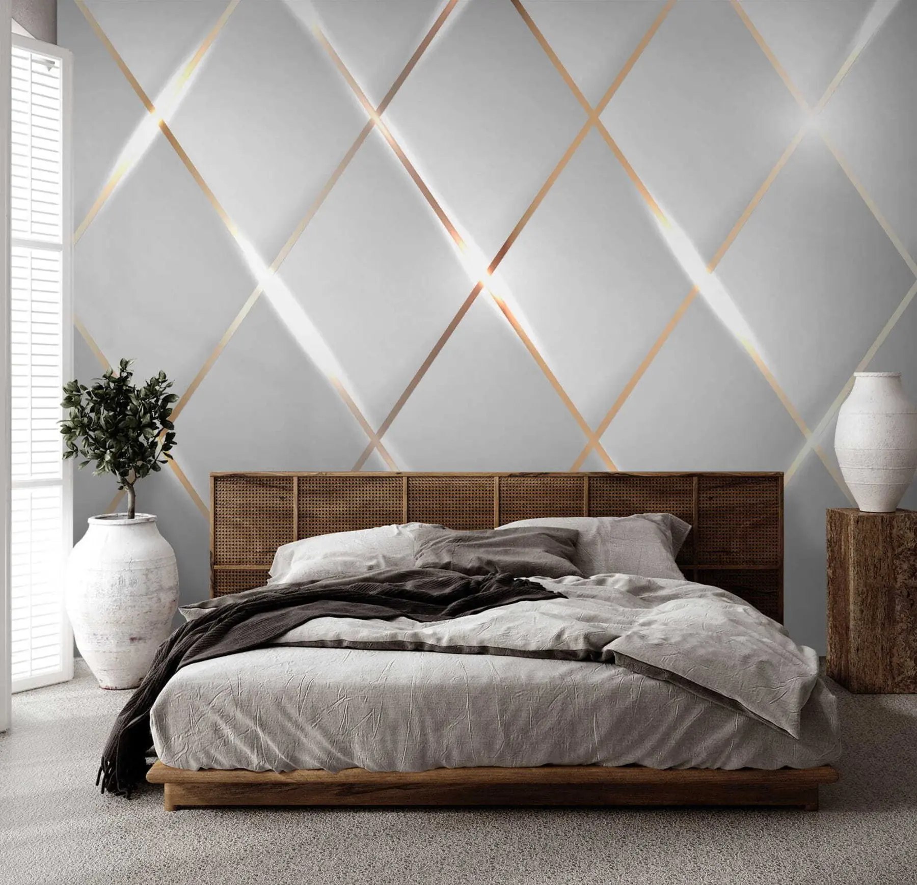 wall murals Grid on a white background u06014