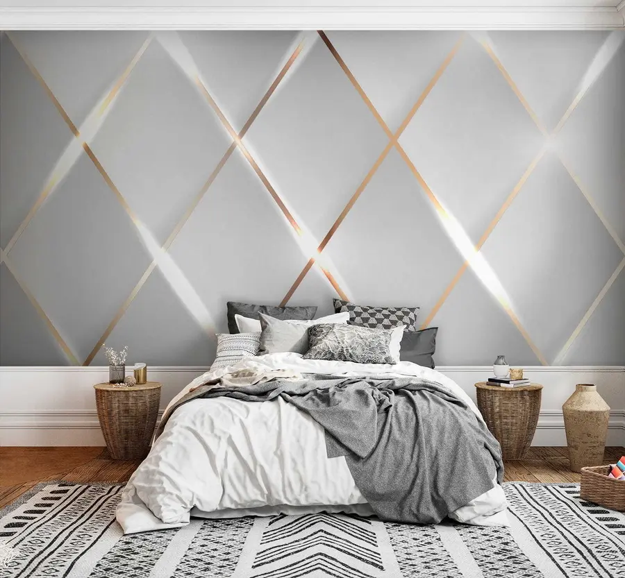 wall murals Grid on a white background u06014