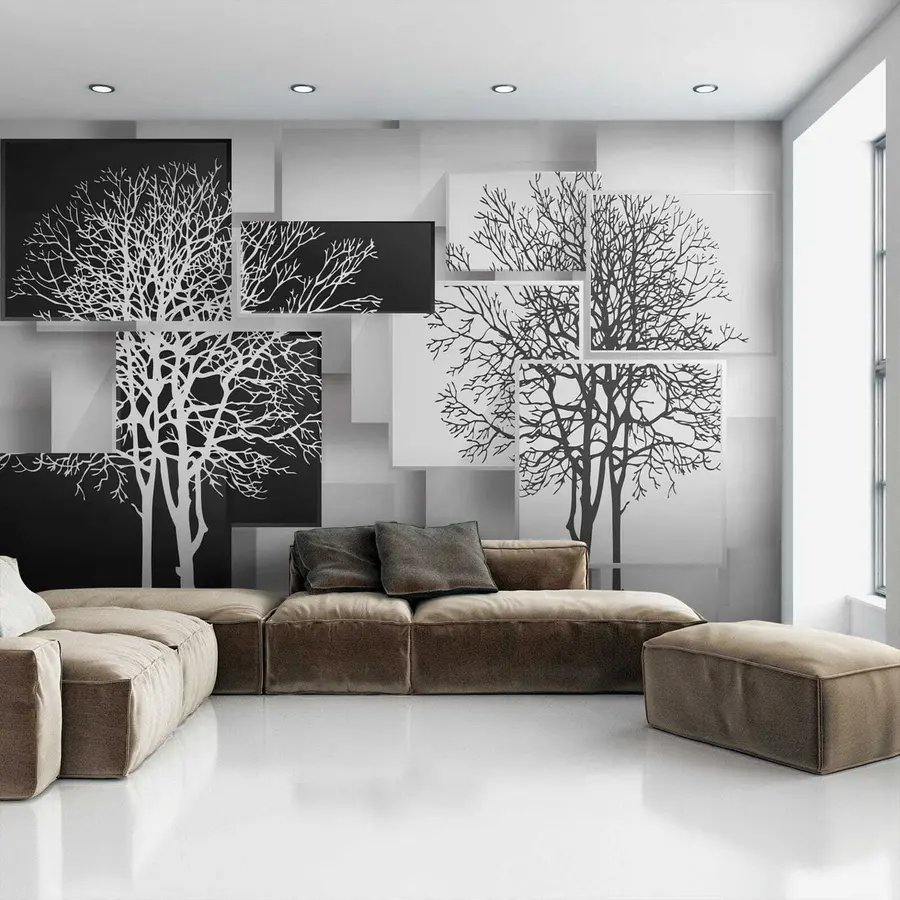 wall murals Yin Yan tree u09369