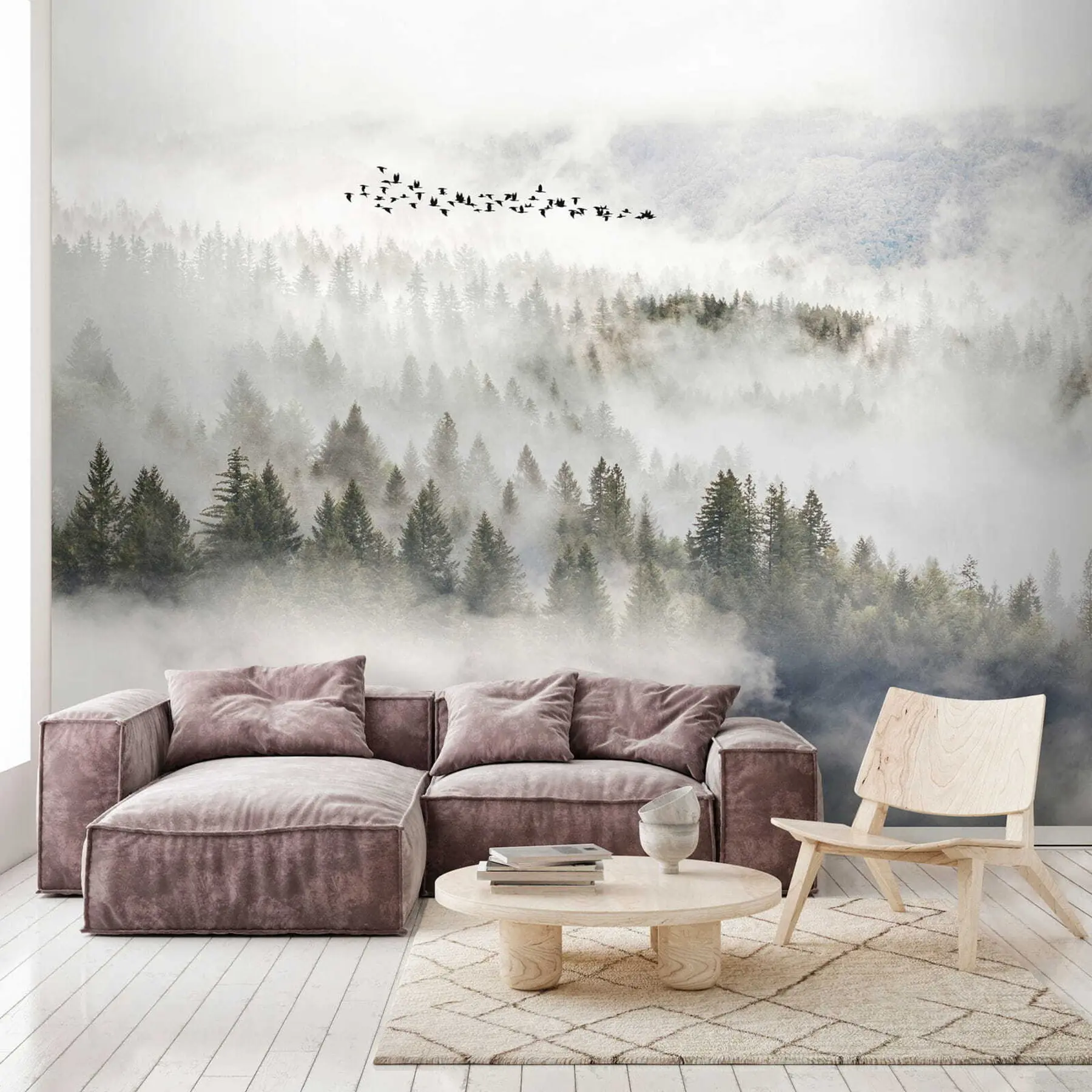 wall murals Cloud, sky and mountain u13823