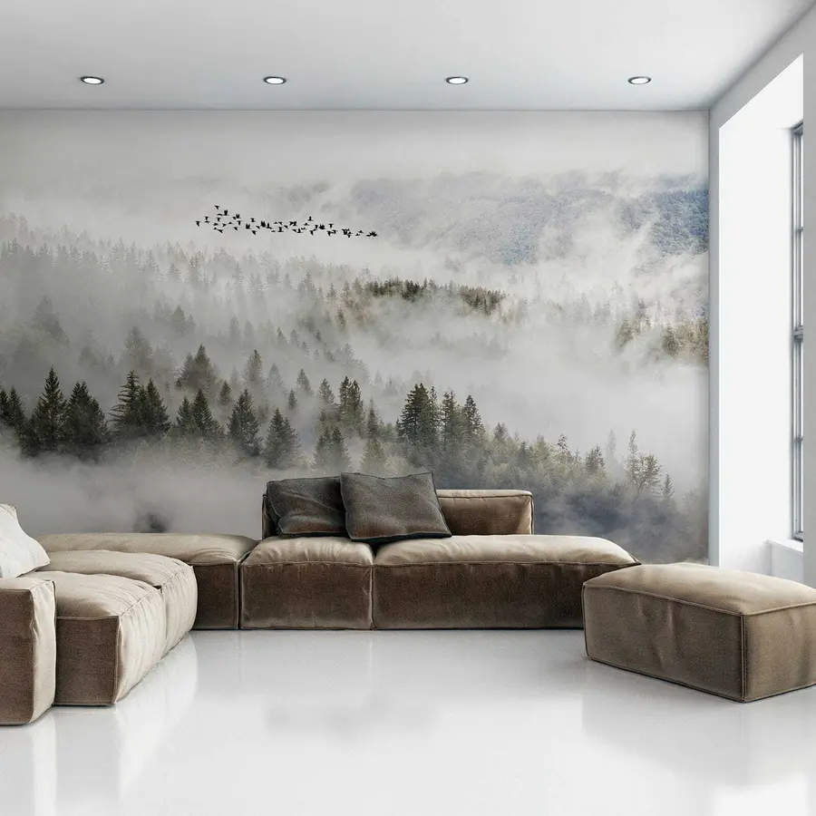 wall murals Cloud, sky and mountain u13823