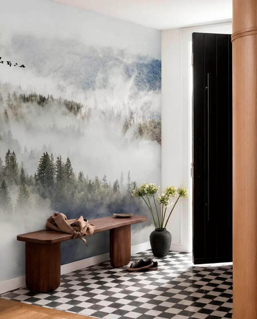 wall murals Cloud, sky and mountain u13823