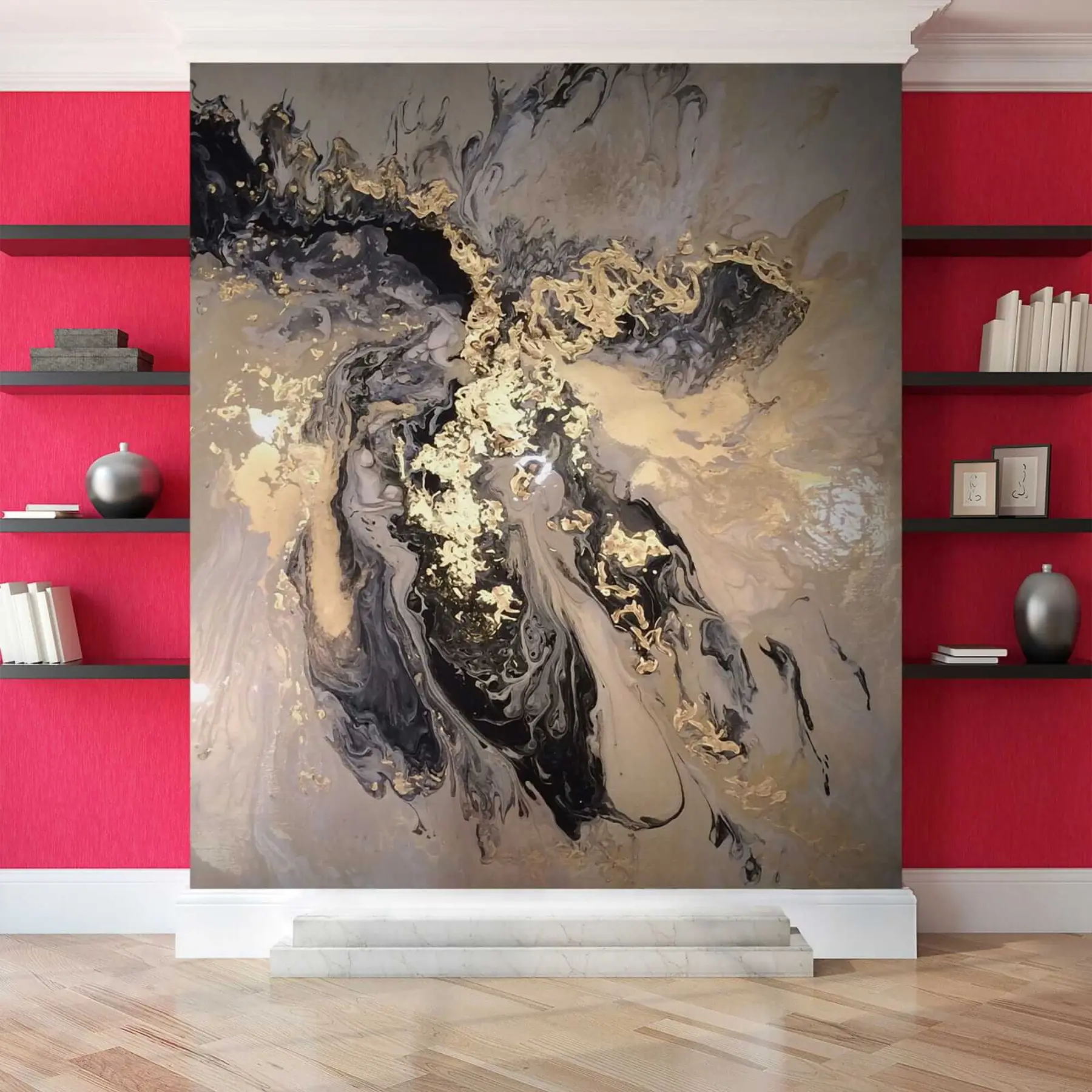 wall murals Abstract art, liquid, fluid u16941