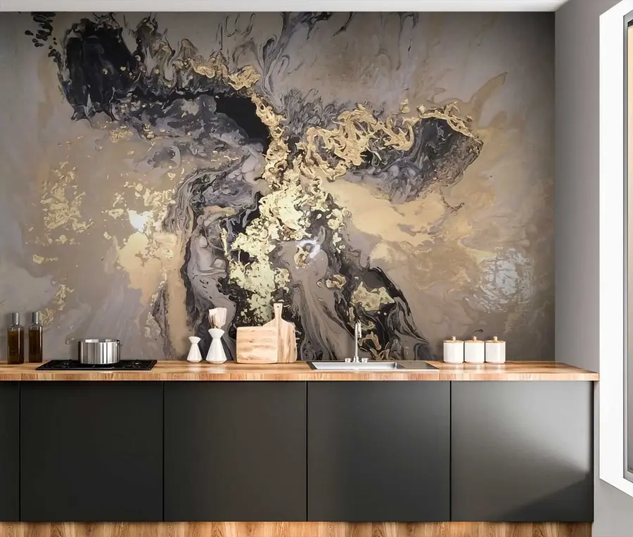 wall murals Abstract art, liquid, fluid u16941