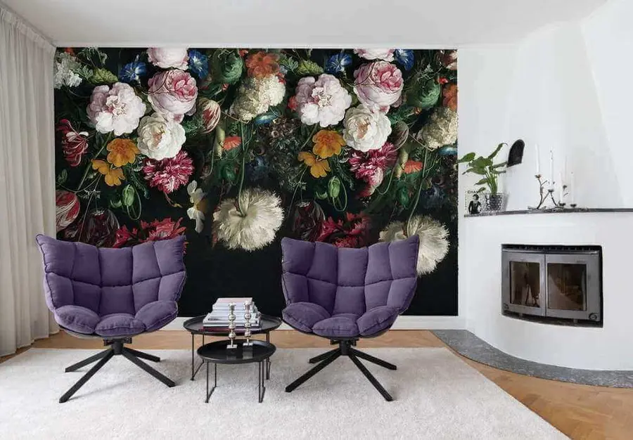 wall murals Colorful bouquet u19866