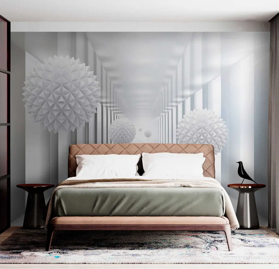 wall murals Balls in the tunnel u24571