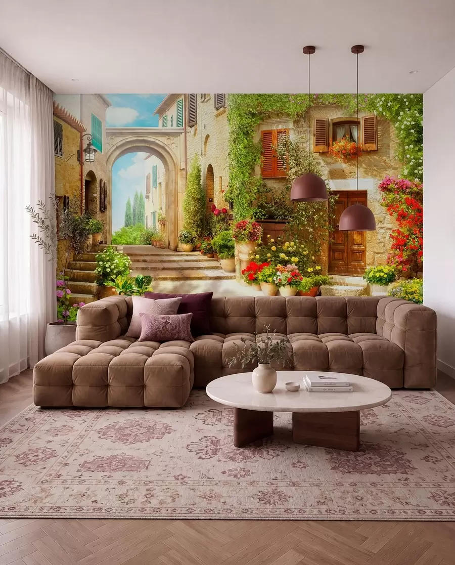 wall murals Cozy street u25419