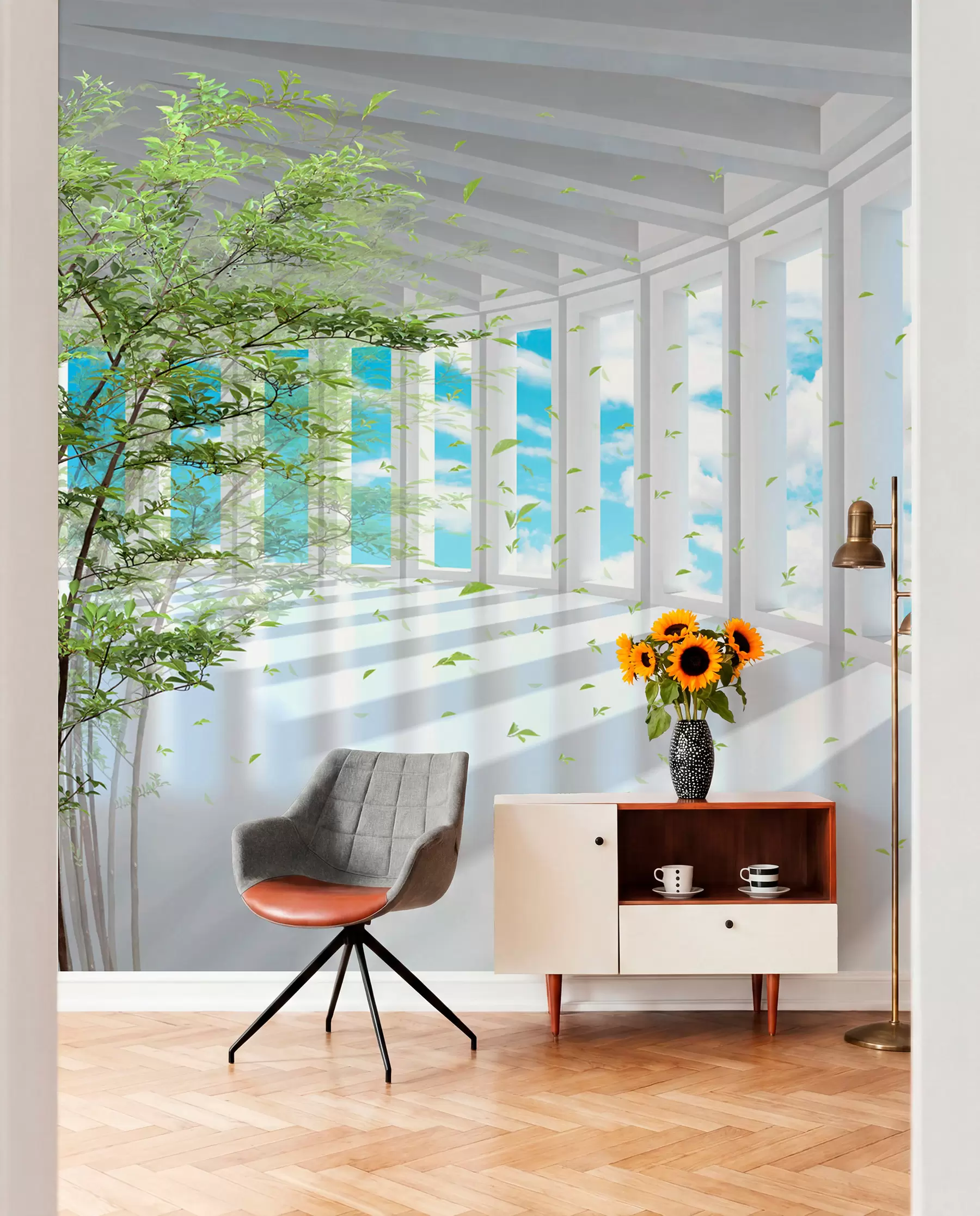 wall murals Gallery in the Sky u29922