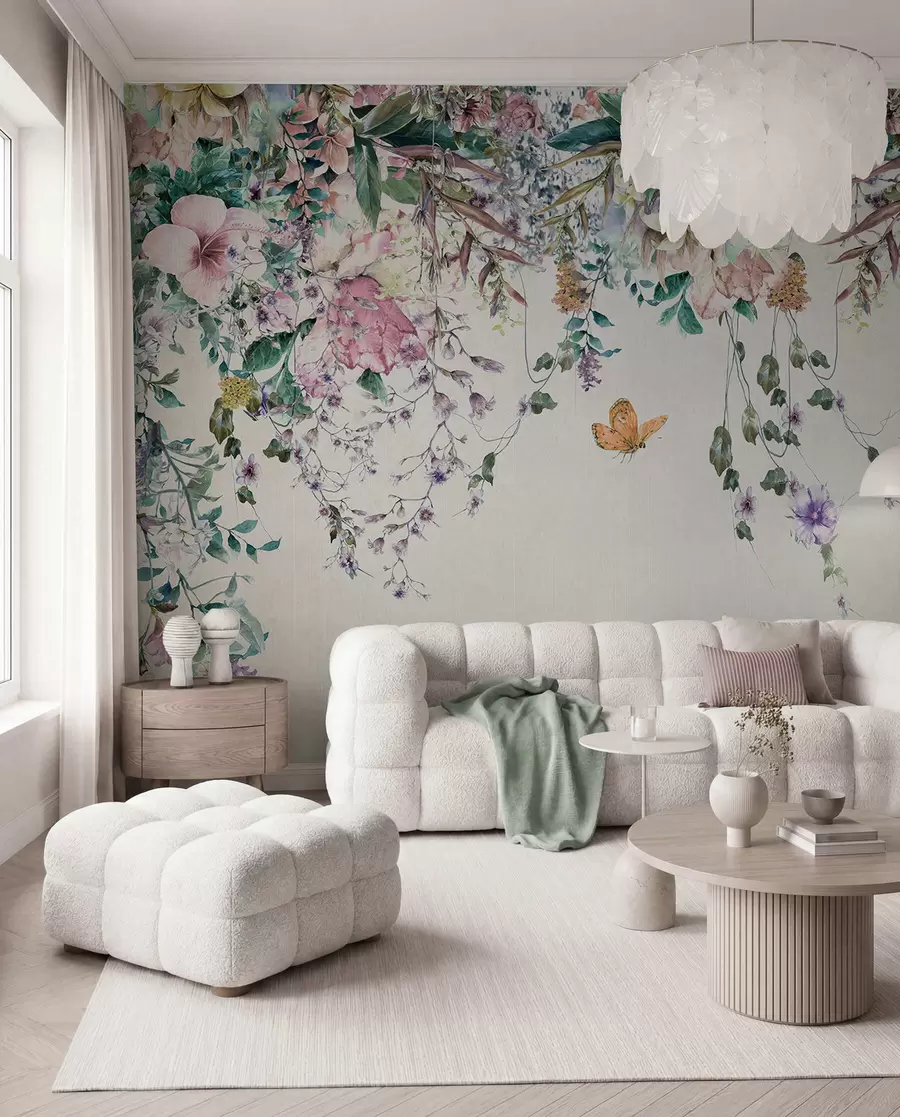 wall murals Butterfly Garland u30601