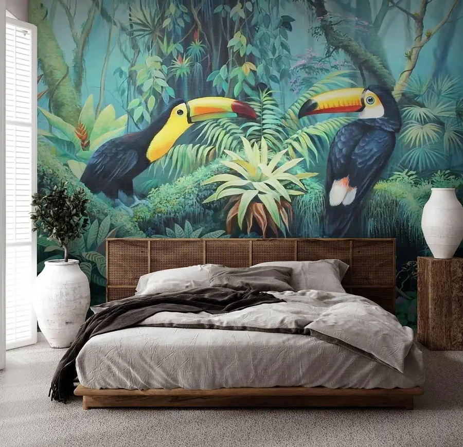 wall murals Tukans in the jungle u36358