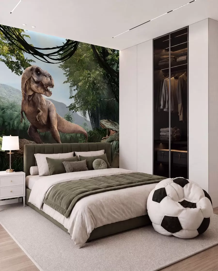 wall murals Dinosaurs in the Jungle u36756