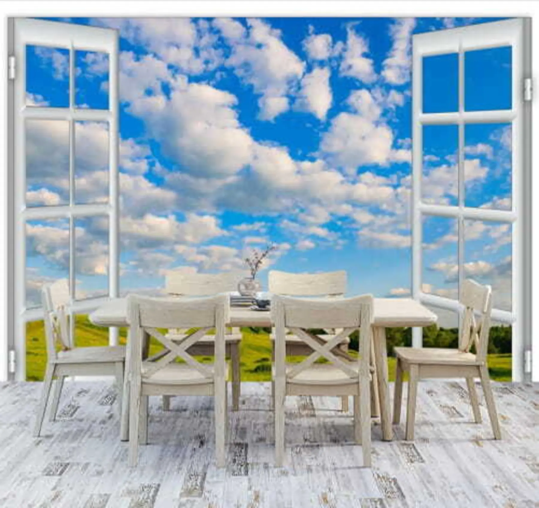 wall murals View of the sky u37024