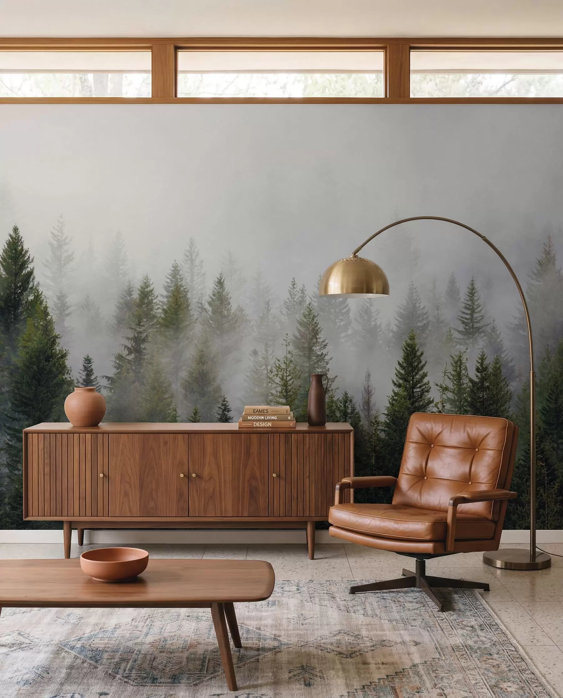 wall murals Conifer Dawn u37073