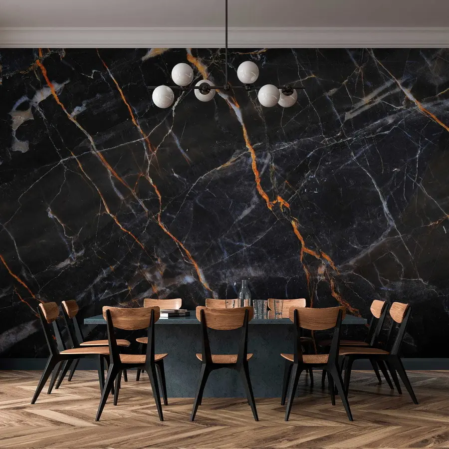 wall murals Black classic marble u37463