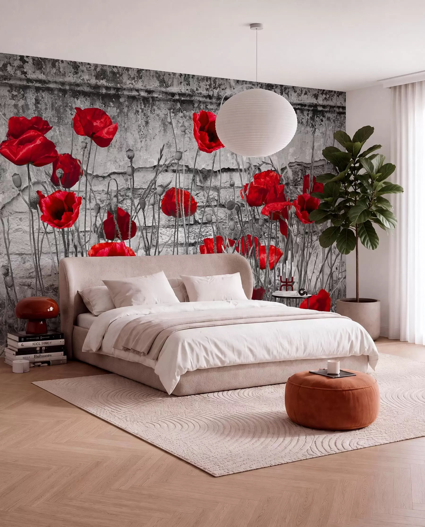 wall murals Flower, colorfulness and plant u40552