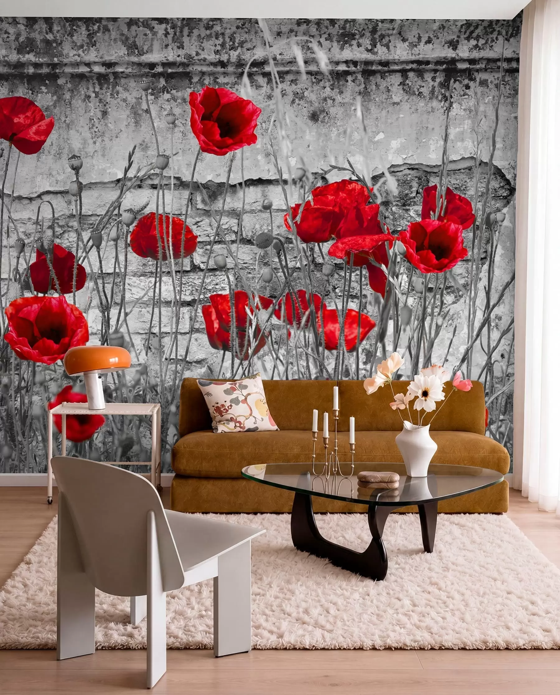 wall murals Flower, colorfulness and plant u40552