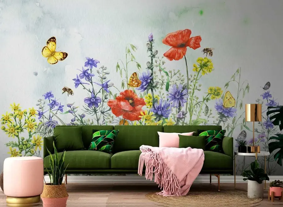 wall murals Summer bouquet u43104