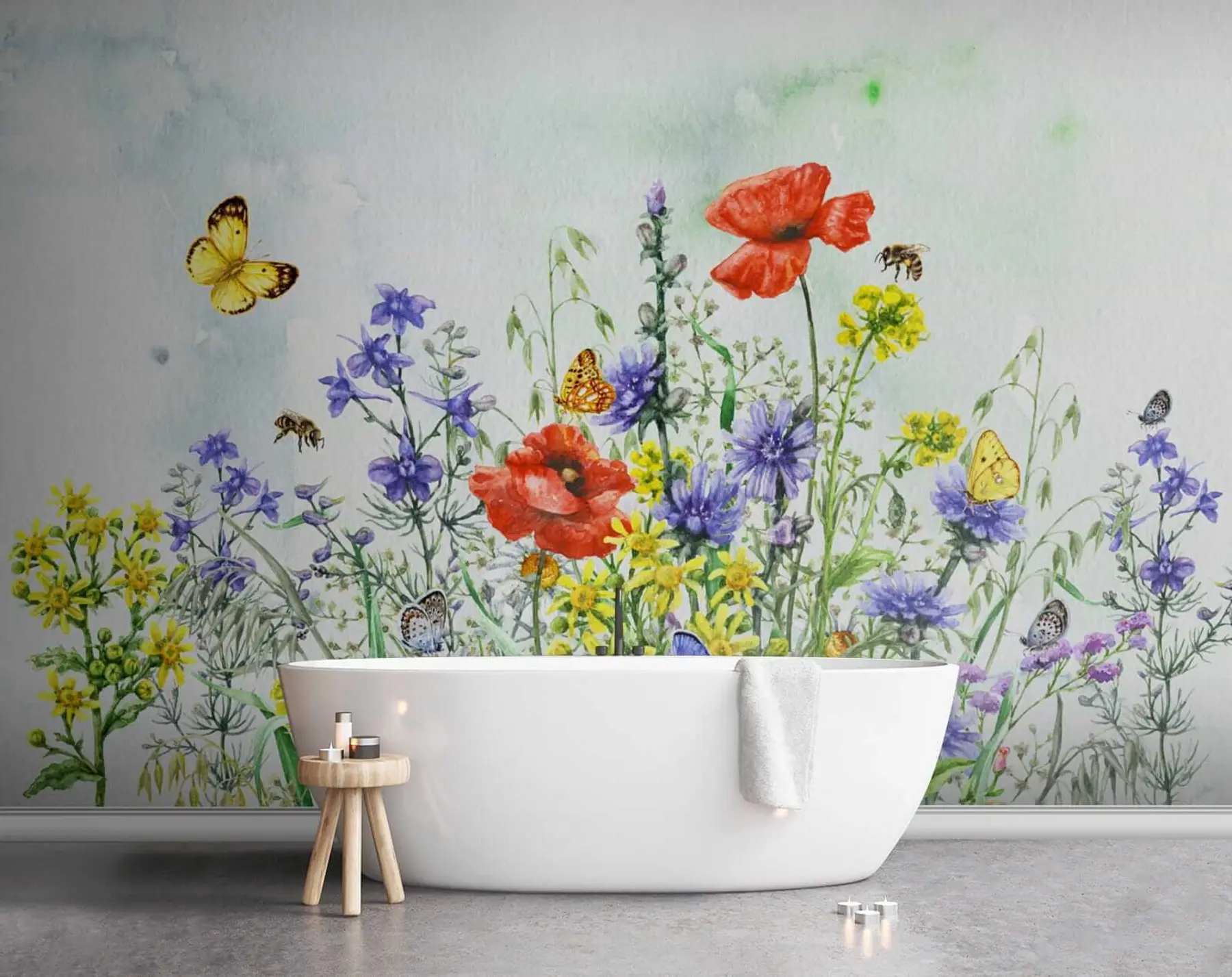 wall murals Summer bouquet u43104