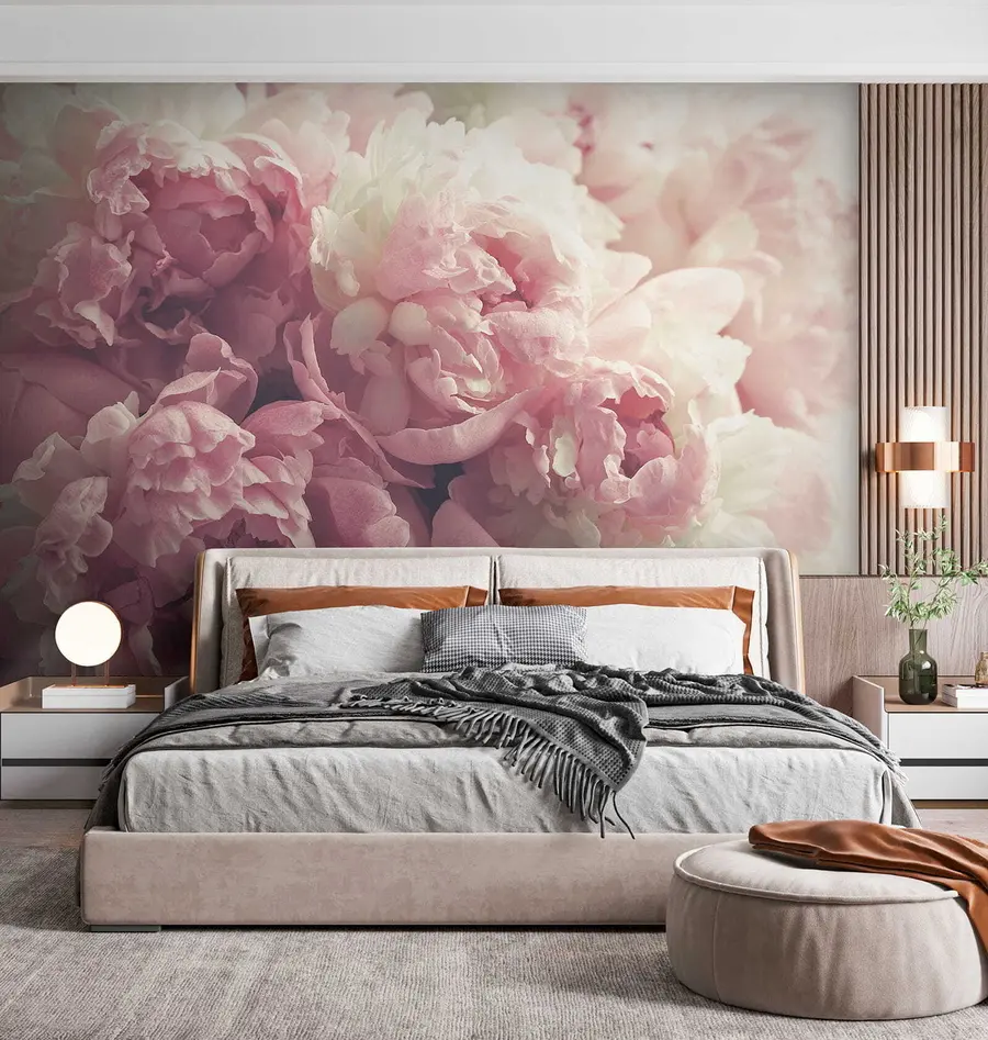 wall murals Flower, petal and pink u44746