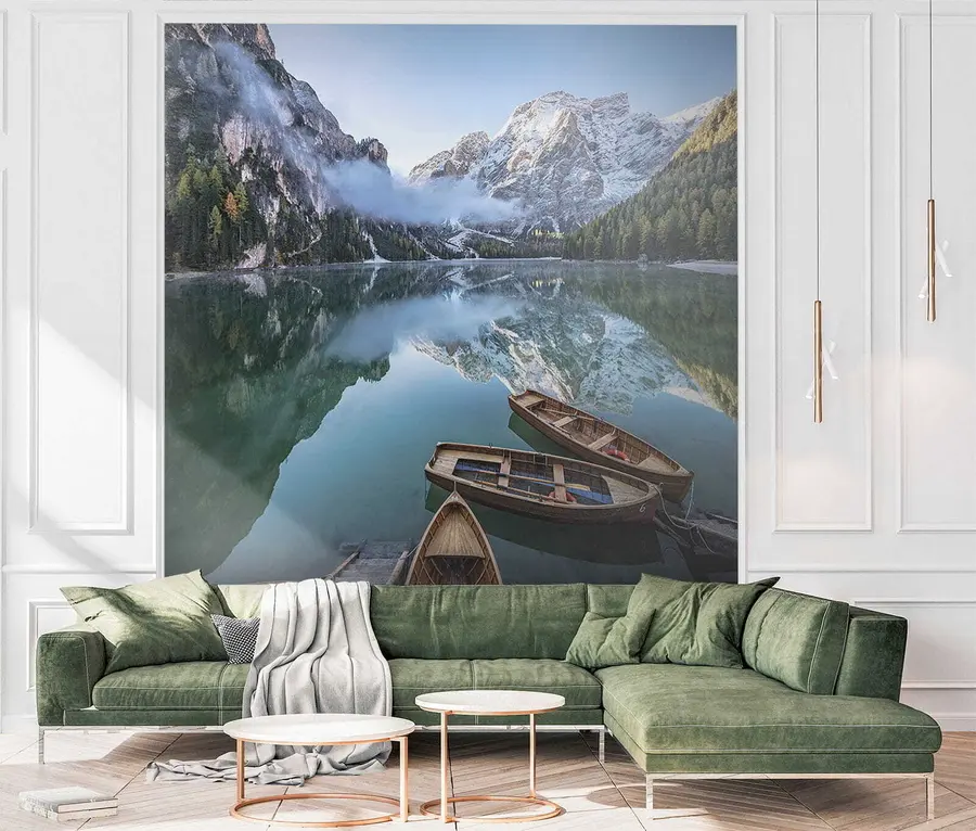 wall murals Water, sky and mountain u44826