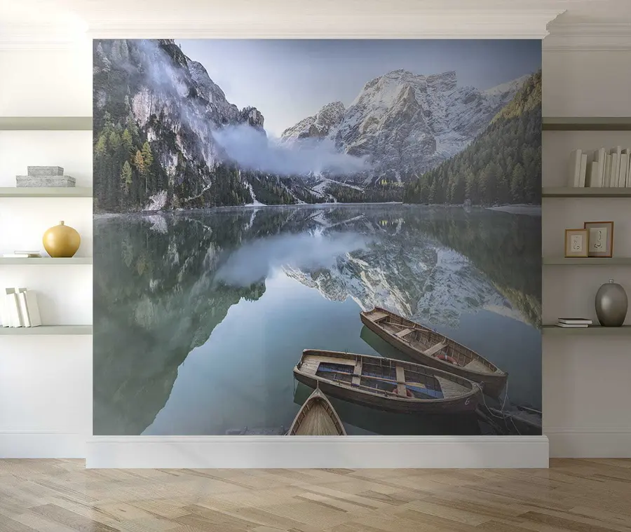 wall murals Water, sky and mountain u44826