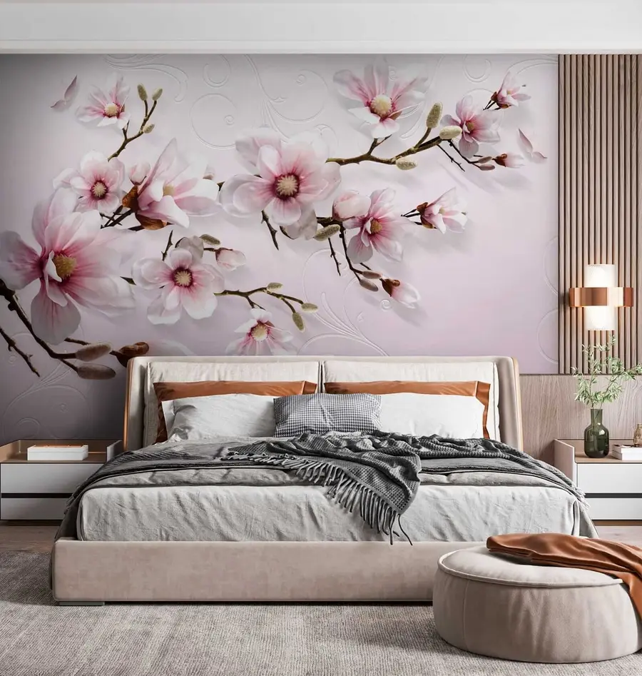 wall murals Blooming tree u47486