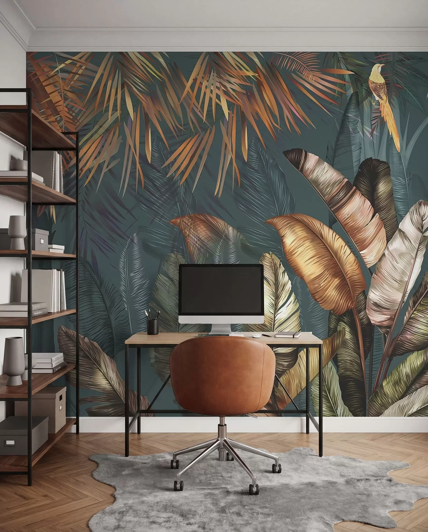 wall murals Gilded Tropics u50468
