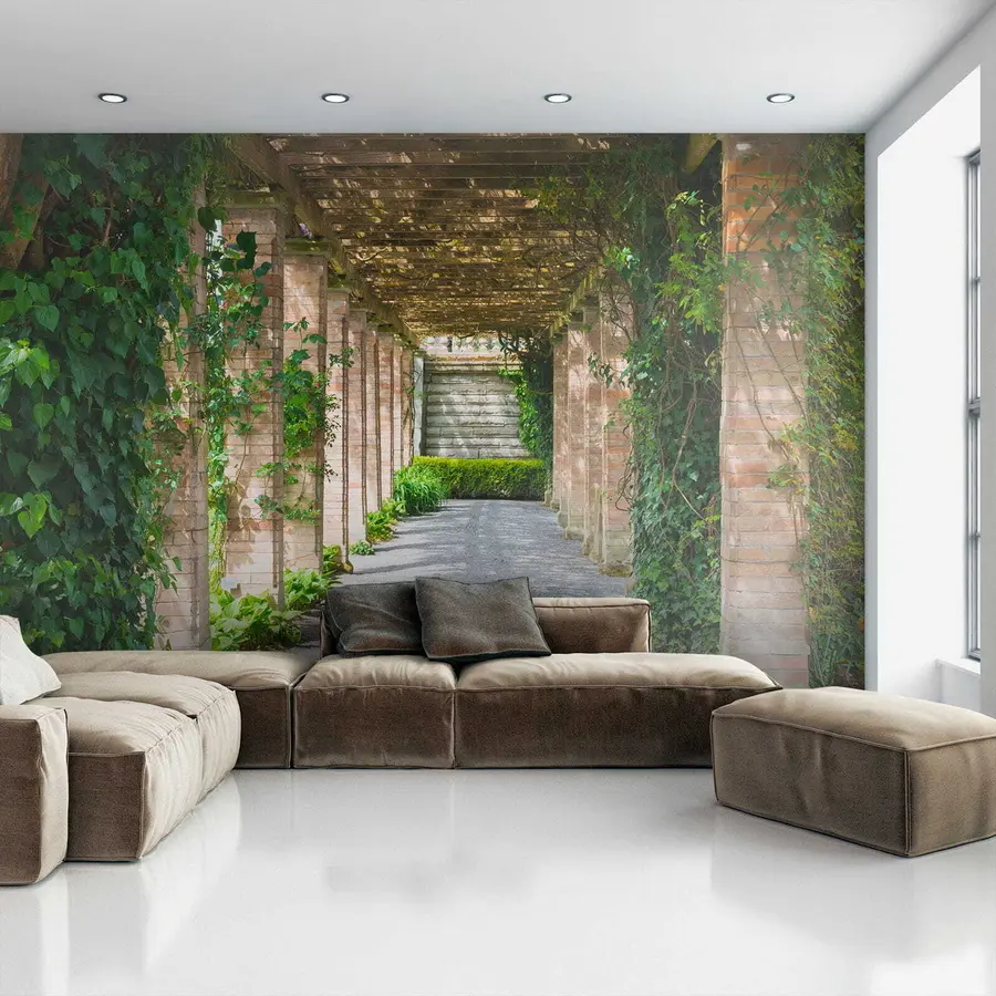 wall murals Italian courtyard u53299