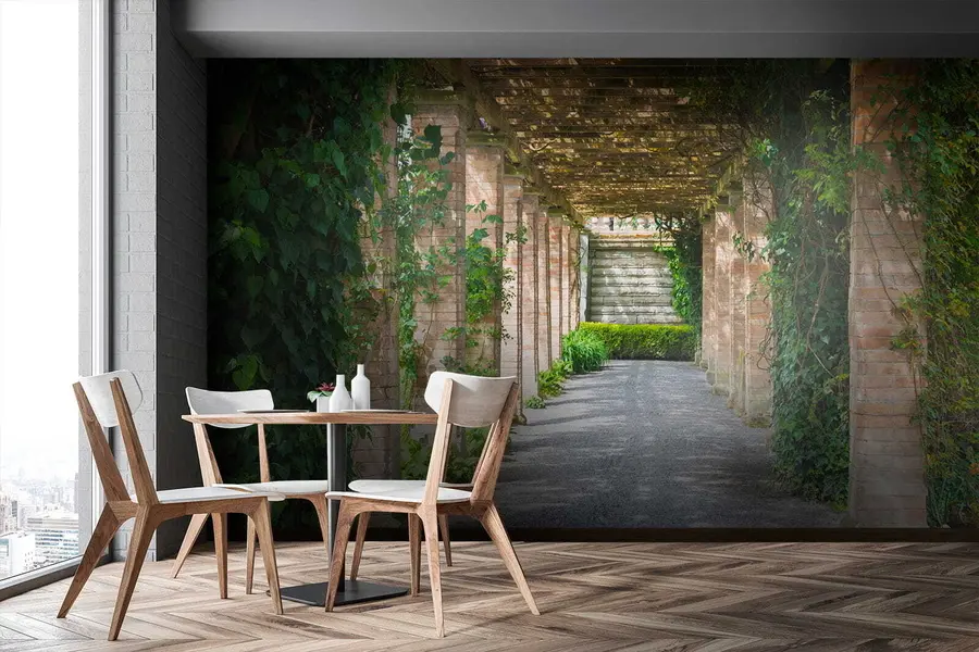 wall murals Italian courtyard u53299