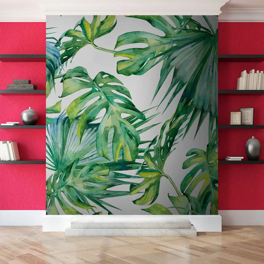 wall murals Juicy palm leaves u53522