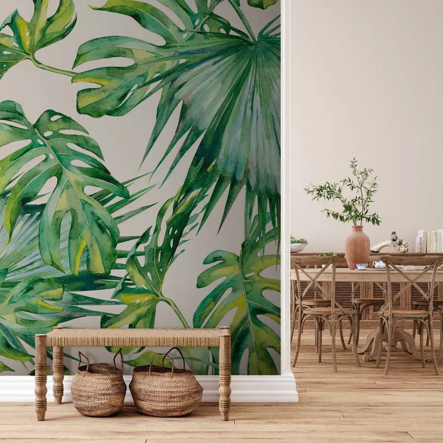 wall murals Juicy palm leaves u53522