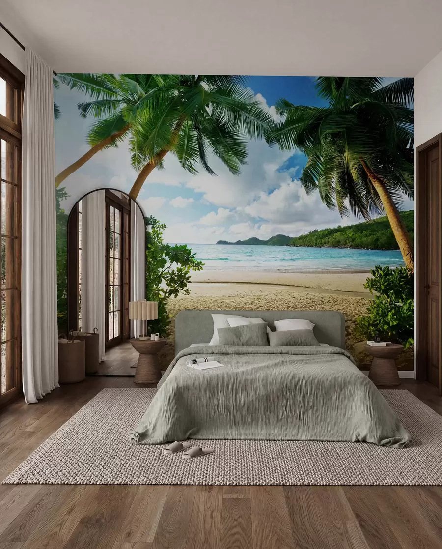 wall murals Cloud, sky and plant u53753