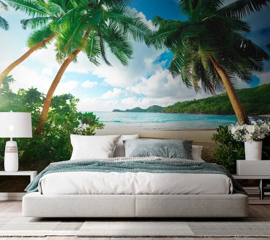 wall murals Cloud, sky and plant u53753