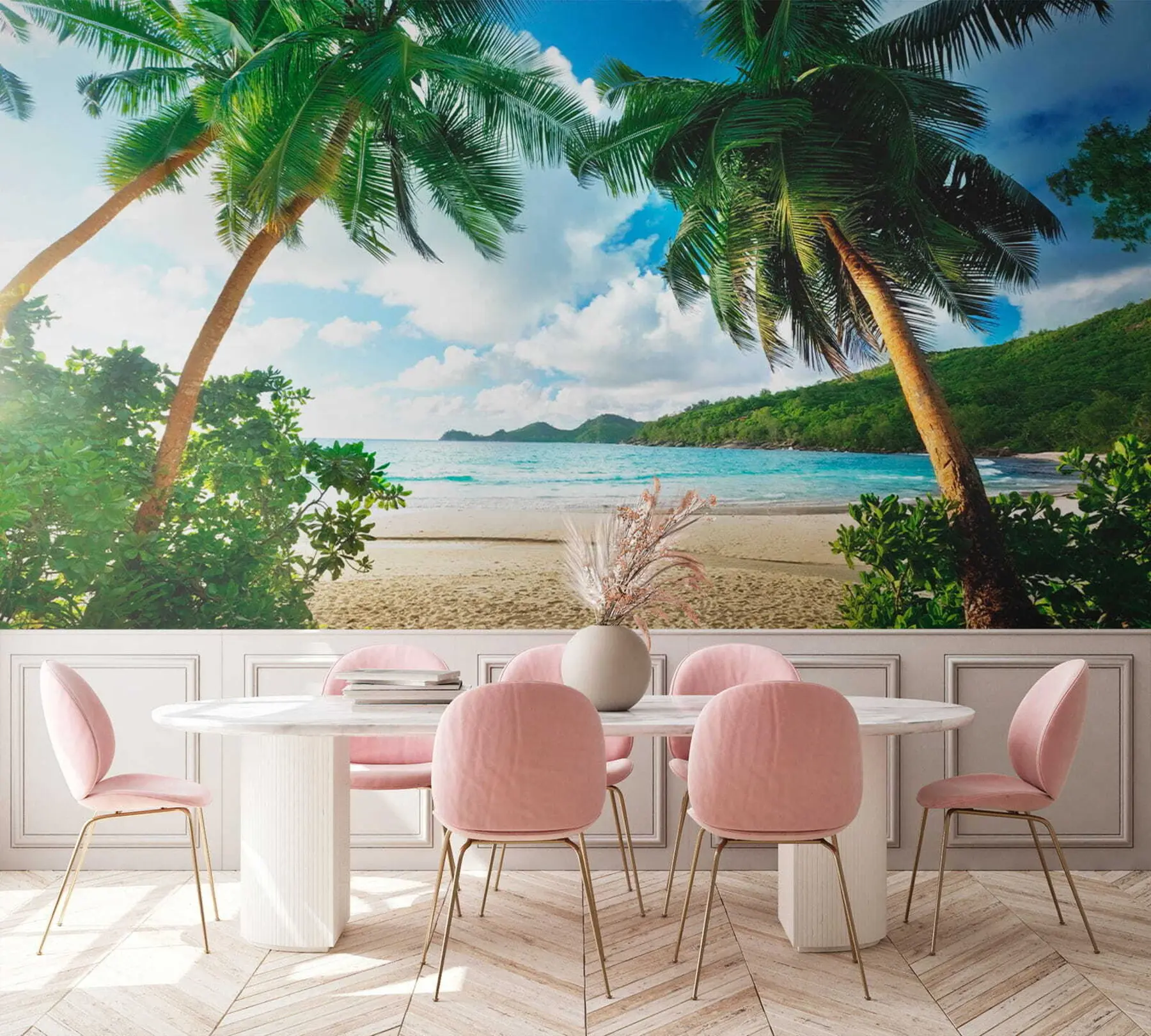 wall murals Cloud, sky and plant u53753