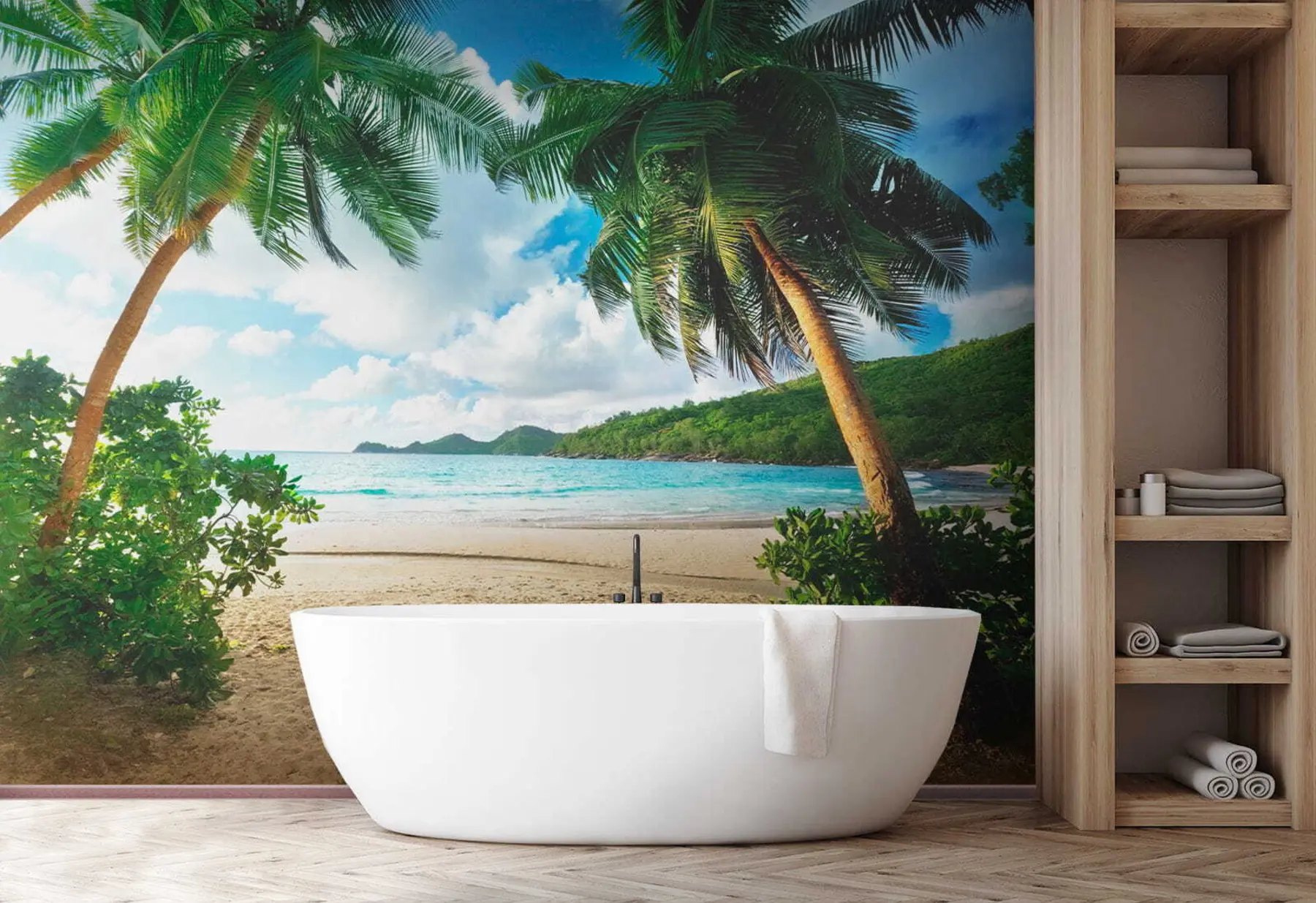 wall murals Cloud, sky and plant u53753