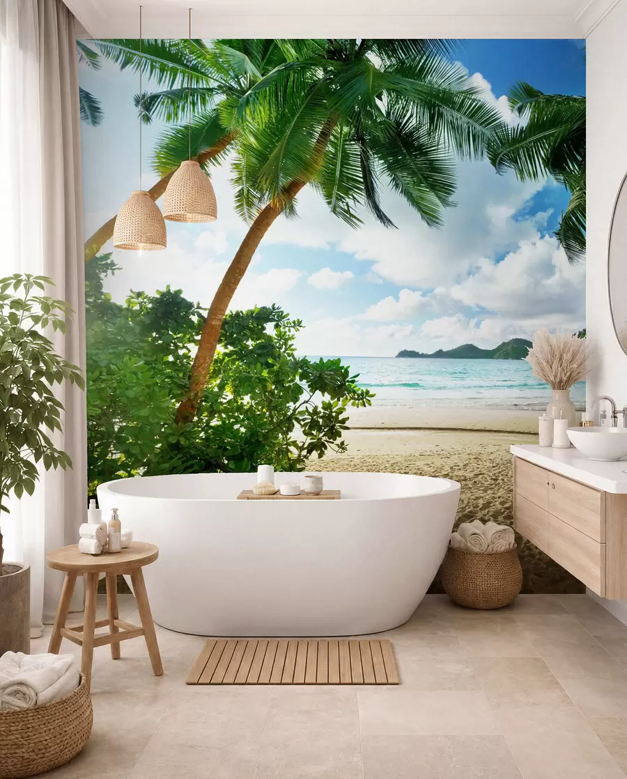 wall murals Cloud, sky and plant u53753