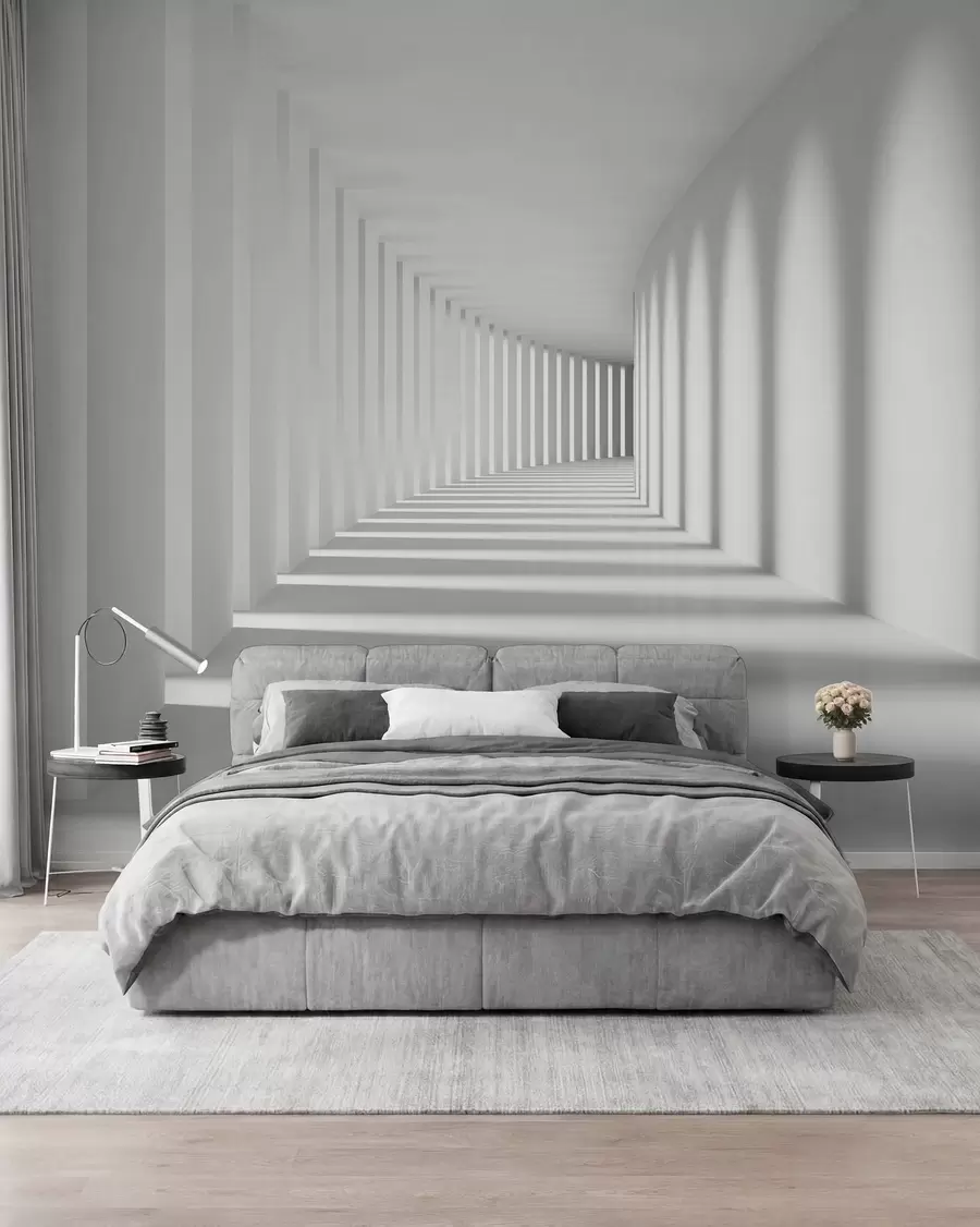 wall murals Grey, art and parallel u55301