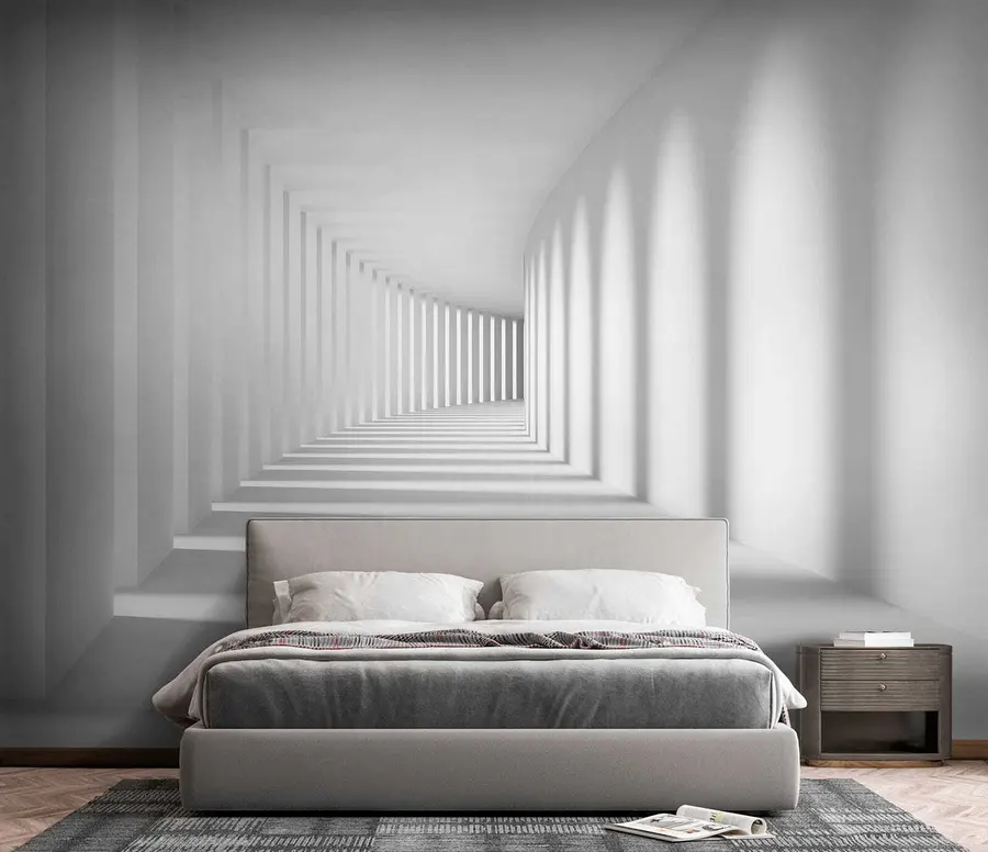 wall murals Grey, art and parallel u55301