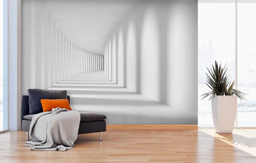 wall murals Grey, art and parallel u55301
