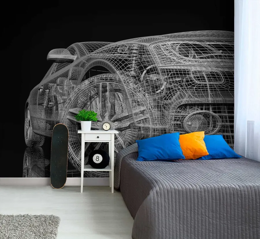 wall murals The model of car u55785