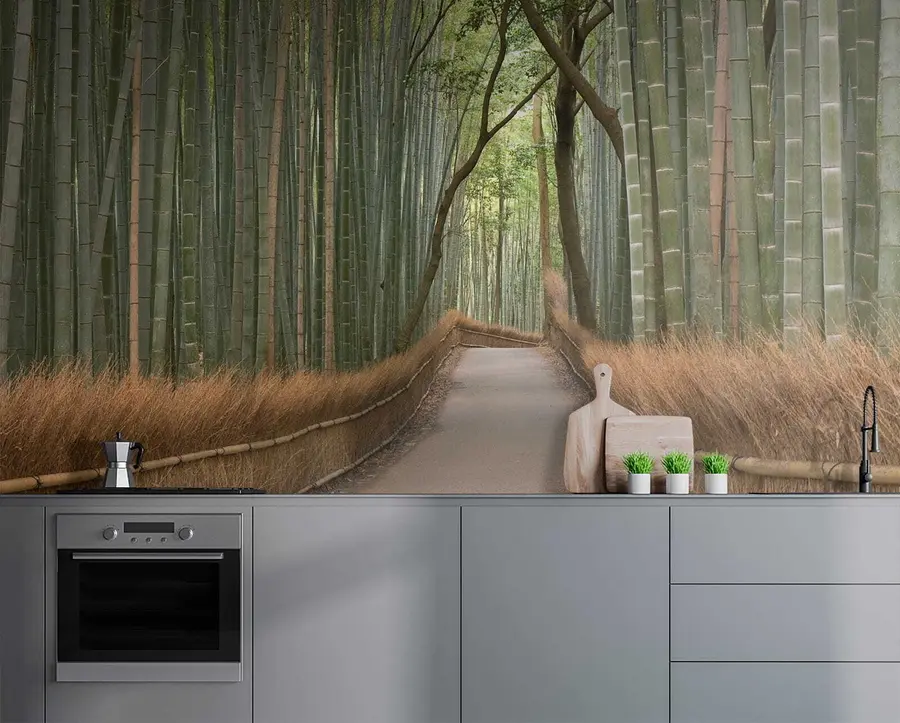 wall murals Fantastic bamboo u56406